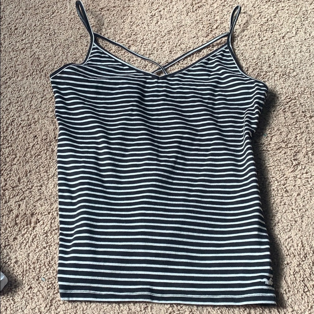 Hollister striped tank top